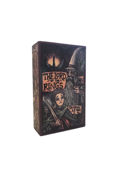 Choice 12x7Lord Tarot The Lord of The Rings Tarot Card 12x7 Cm Depicts Fan-fa...