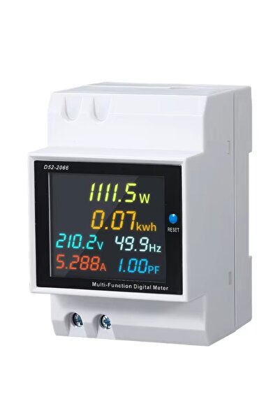 Choice AC40V-300V مدمج CT 6IN1 Din Rail AC Monitor 110V 220V 380V 100A الجهد ...