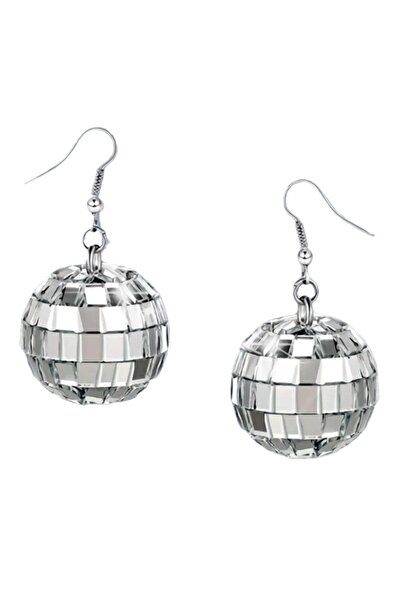 Choice A Stylish Retro Disco Ball Pendant Earrings - Exquisite, Creative, Fes...