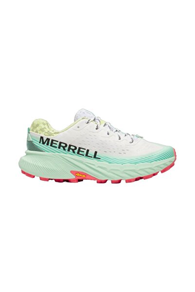Merrell حذاء رياضي للجنسين من Agility Peak 5 باللون الأبيض والأخضر