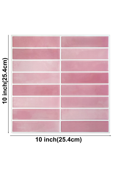 Choice 10 Pieces T80562 10 Sheets Peel and Stick Tiles 3D Waterproof Wall Til...
