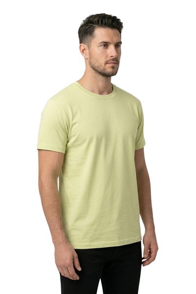 DK DAKSEL Men's Multi-Colored Crew Neck Cotton Relaxed Fit Short Sleeve T-Shirt