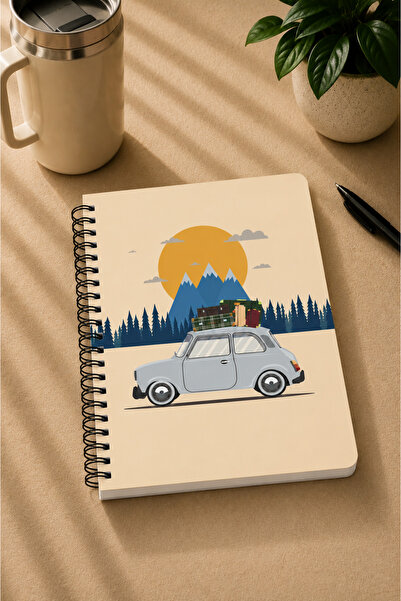 Apeirona Defter - Bullet Journal | Noktalı | Çelik Spiral | 90 Sayfa | Kalın Sayfalar | Sert Karton Kapak |