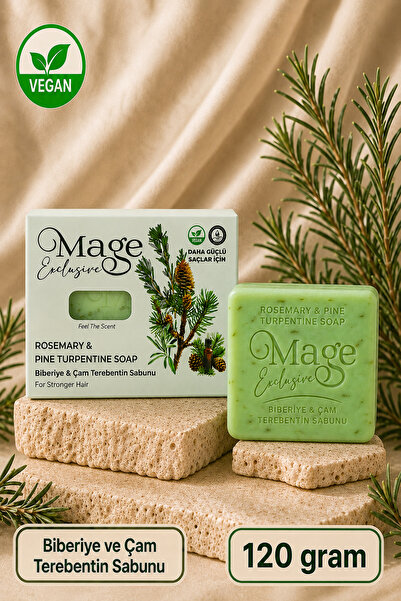 Mage Cosmetics Rosemary & Pine Terebinetine Soap Mage Exclusive Series 120 Gr...