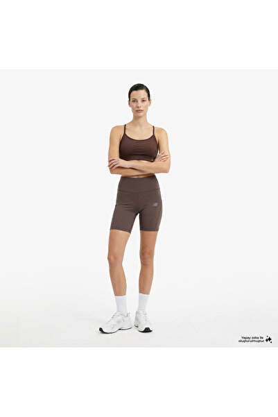 New Balance Sport Fitted Short 5 Women's Brown Shorts