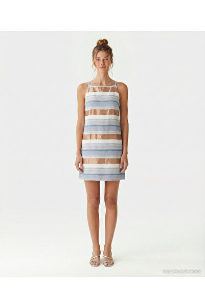 Yargıcı A Form Crew Neck Sleeveless Dress