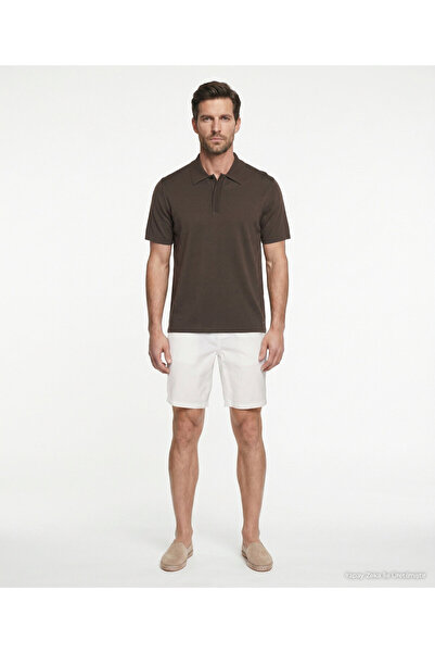 Yargıcı Regular Polo Neck Short Sleeve Sweater