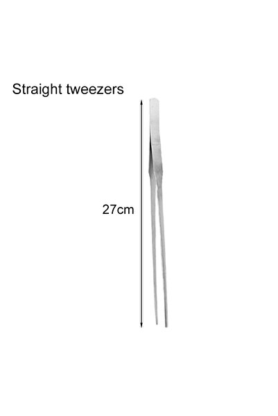 Choice5 Straight tweezers Aquarium Scissors Tweezers Tool Fish Tank Plants Wa...