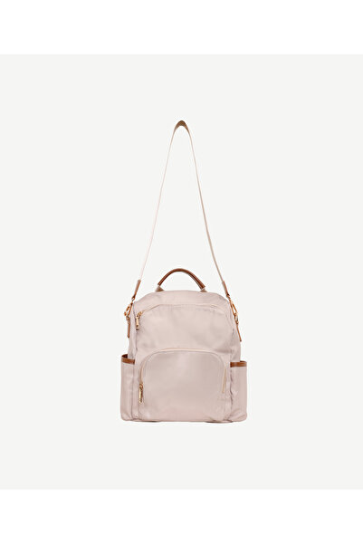 Yargıcı Contrast Piping Fabric Backpack