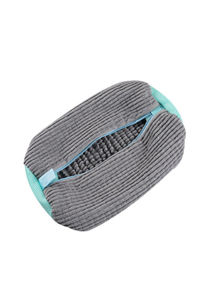 Choice 39X19 Gray Shoe Wash Shoes Bag Padded Net Laundry Protector Fluffy fib...