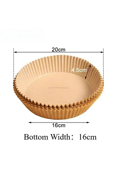 Choice34 50PCS 16CM-Round Extra Large Thickened Air Fryer Accessories Airfrye...