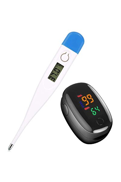 Choice17 Type 1 Pulse Oximeter Finger Clip Pulse Thermometer Electronic Soft ...