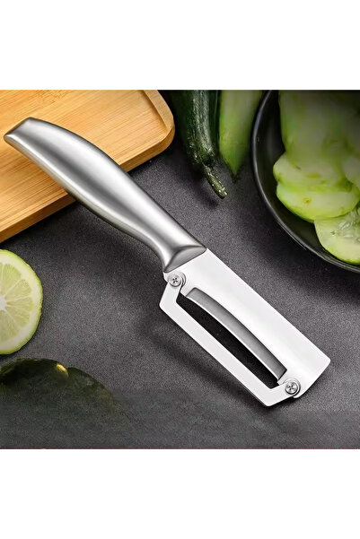 Choice silvery Stainless Steel Vegetable Peeler Kitchen Melon Planer Double-H...