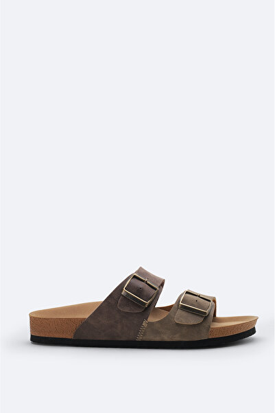 Avva Men's Mink Double-Strapped Lightweight Comfortable Sole Sandals Slippers...