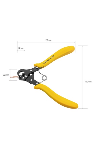 Choice1 2.25mm 1.5/2.25/3.0mm Wire Rolling Plier DIY Copper Wire Metal Wire C...