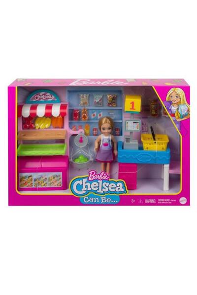 Barbie Chelsea Meslekleri Öğreniyor Market Çalışanı Oyun Seti GTN67