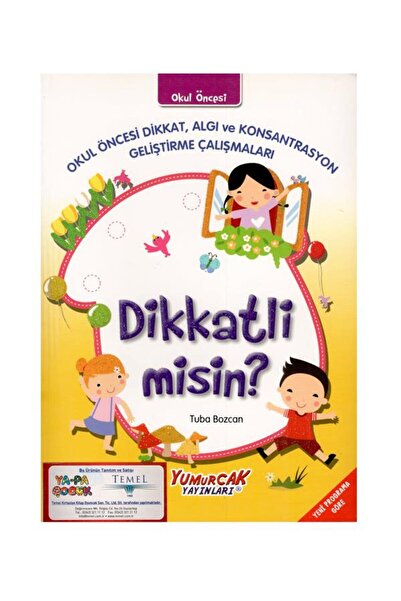 Yumurcak Yayınları Dikkatli misin? Etkinlik Kitabı