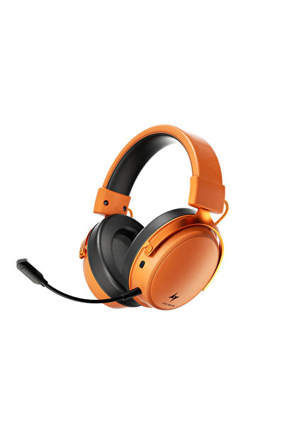 Choice4 N9 Ultra Orange ATK N9 2.4GHz Wireless Gaming Headset with Mic for PS...