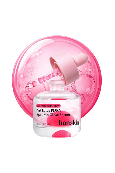Hanskin Pink Lotus PDRN Hyaluron Glow Serum 30ml