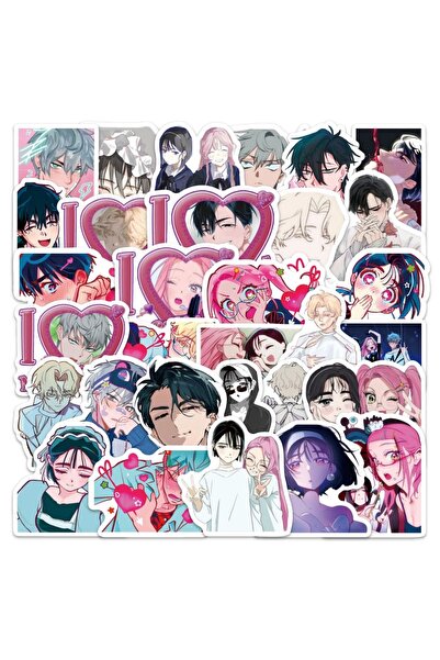 Choice MULTICOLOR 52Pcs Anime Alien Stage Stickers Till Ivan DIY Stickers Scr...