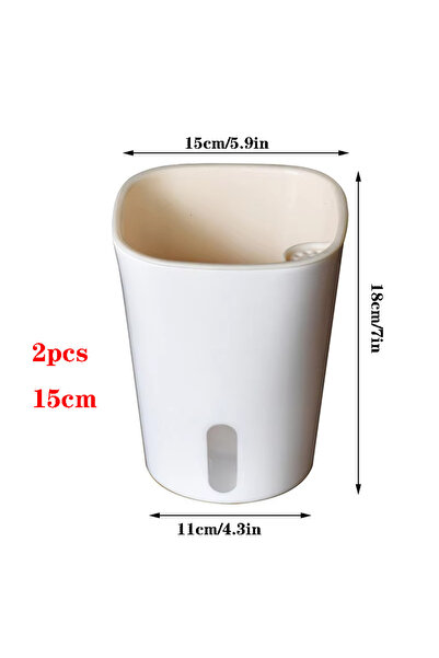 Choice3 white 2pcs 15cm 2pcs Self Watering Plants Pot Automatic Watering Irri...