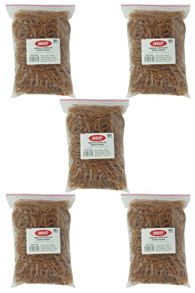 ekoset Pack Packaging Parsley Coin Rubber 5,000 Pieces 70mm