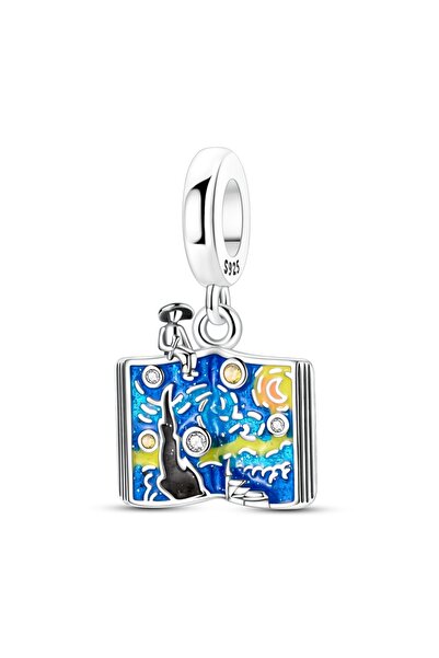 Choice KTC1917 Hot Sale New 925 Sterling Silver Van Gogh Starry Sky Series Pe...