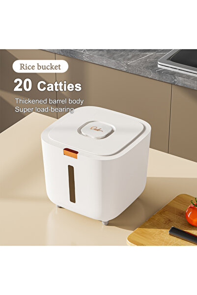 Choice 10kg-20 catties Insect Proof Moisture Proof Rice Box Grain Sealed Jar ...