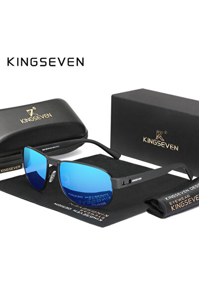 Choice4 Blule KINGSEVEN Men Polarized UV400 Sunglasses Fashion Vintage Retro ...