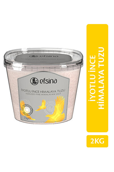 Efsina 2 Kg Iyotlu Ince Himalaya Tuzu