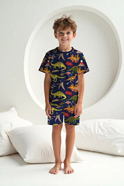 elmas kids Boy's 100% Cotton Shorts Pajama Set