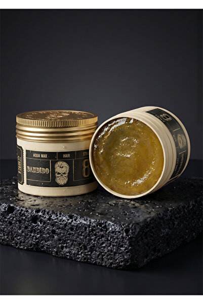 BANDİDO Aqua Wax 8 Black 125 ml / Islak Görünümlü Parlak Ve Güçlü Tutuşlu Saç...
