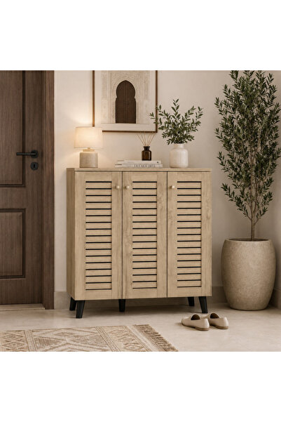 DEC4 Shoe cabinet with a distinctive Malaysian design in different colors, si...