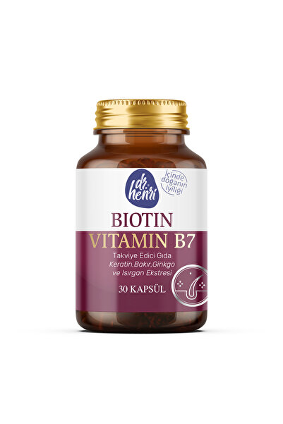 Dr.Henri Biotin 5000 µg - Saç, Cilt ve Tırnak 30 Kapsül