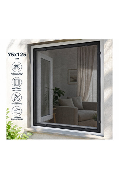 MAXORLİFE Kayra Sineklik 2'li Set (75x125) | Kendinden Yapışkanlı Pencere ve ...