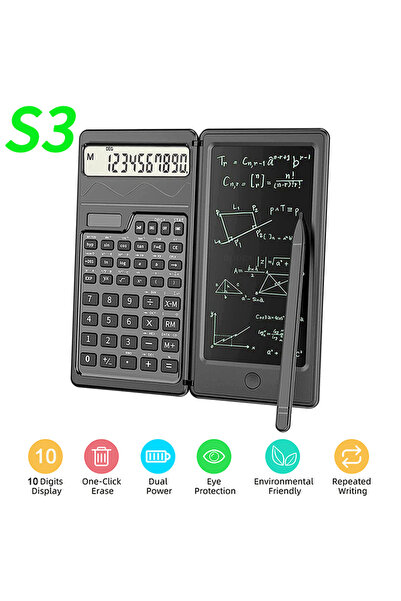 Choice S3 Solar Scientific VAORLO 2 IN 1 Foldable Scientific Calculators With...