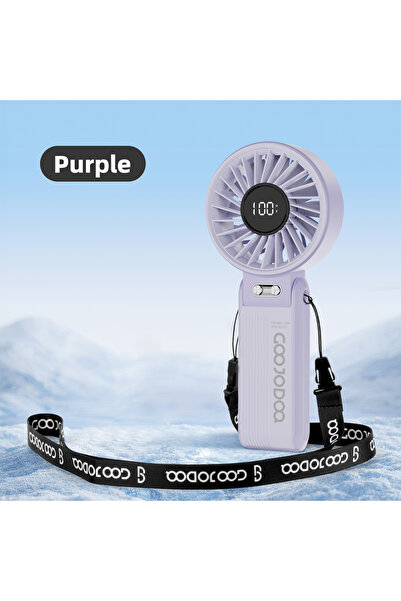 Choice1 GOOJODOQ Purple GOOJODOQ Portable Versatile Mini Fan Quiet and High-s...