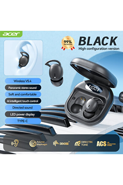 Choice black Acer Ohr507 Bluetooth Wireless Headphones, Sleep Headphones, In-...