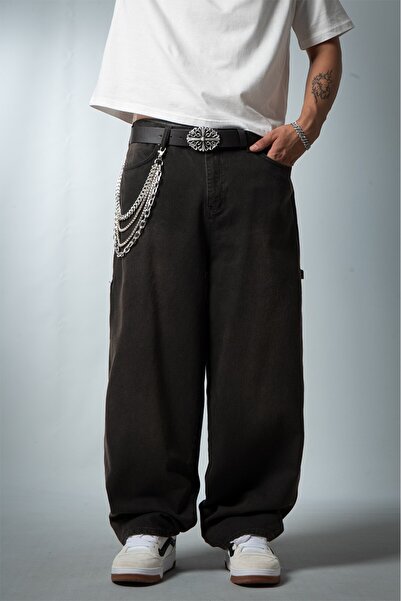 Crupt Studio Shadow Damage Carpenter Super Baggy Erkek Jean Pantolon
