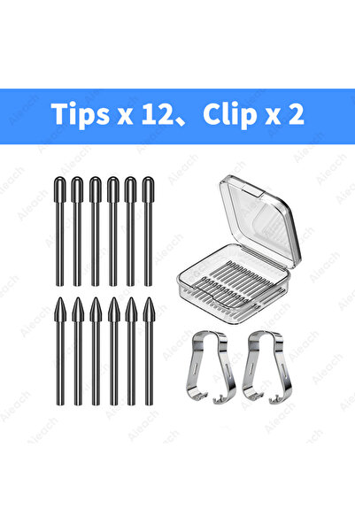 Choice1 رؤوس أقلام بديلة من سبيكة التيتانيوم x12-Clip x2 VUUV لأجهزة اللوحي S...