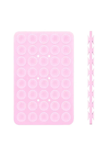 Choice Light Pink Silicone Double Sided Suction Cup Phone Mount Hands-Free Mo...