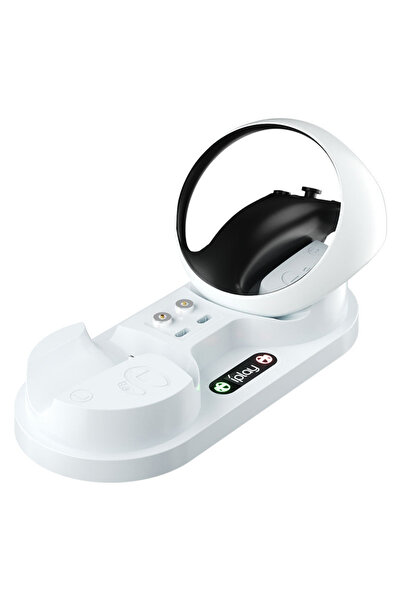 Choice White Charging Station for PS VR2 Controllers,HBP-6479 Dual Charger Do...