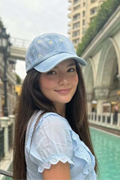 Mollycrush Luxury Daisy Embroidered Hat Spring Picnic Festival |   Blue Women...