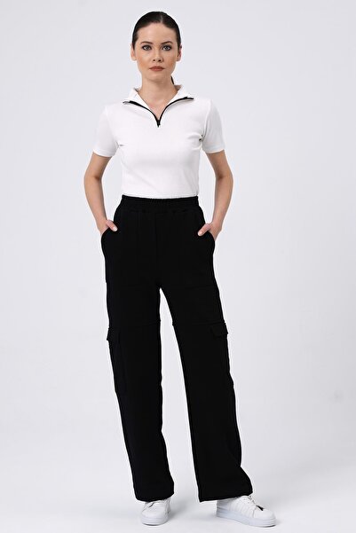 ALEXANDERGARDI Wide-Lette Sweatpants with Cargo Pockets (B22-14600)
