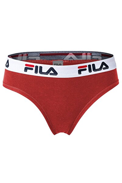 FILA Damen Slip - Regular Waist, Slip mit breitem Logo-Bund, Baumwolle, einfa...