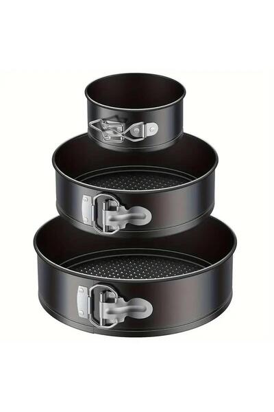 Choice 3pcs Springform Pan, Nonstick Leakproof 3pcs (4"/7"/9") Round Cake Hom...