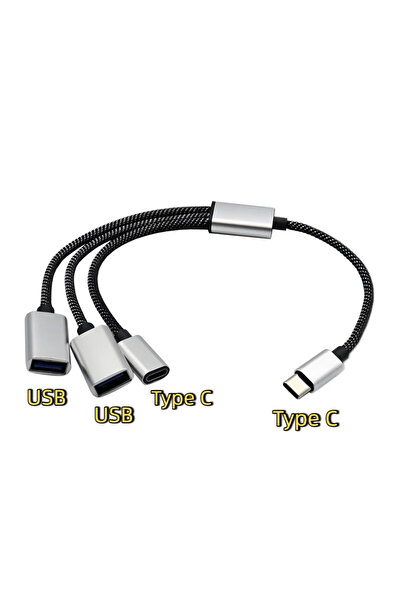 Choice C to C and USB Multi USB Hub Extensions 4 Port Type C Hub USB Splitter...