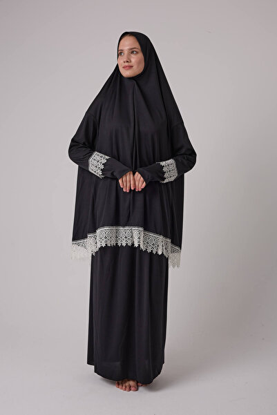 Kutay Collection Γυναικεία εποχιακή ενδυμασία προσευχής δύο τεμαχίων με κεντη...