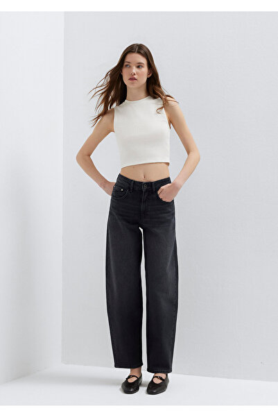 Mavi Tiya Iconic Anthrazitfarbene Jeanshose 1018900-A3056
