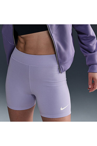 Nike W NSW NK CLSC HR 5IN SHORT LBR HJ1019-533 Λιλά